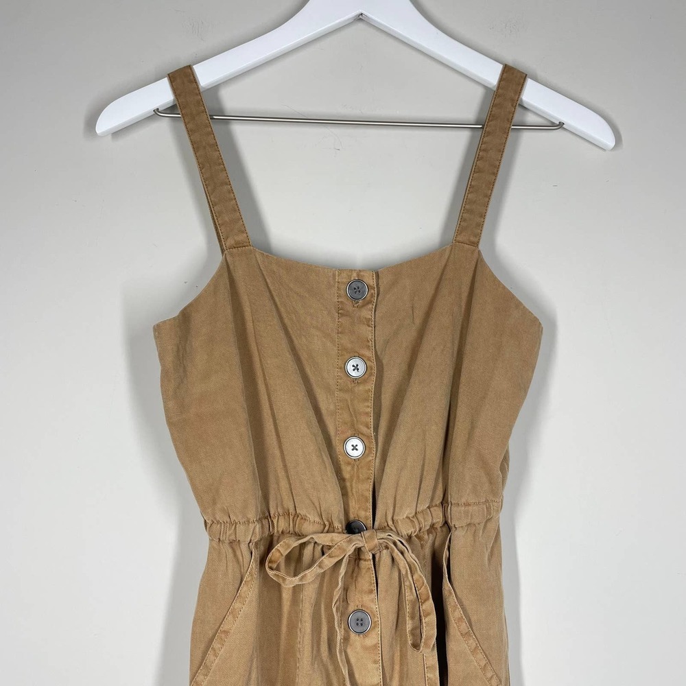 ALICE + OLIVIA Tiana Button Front Patch Pocket Jumpsuit 0 - Picture 5 of 13